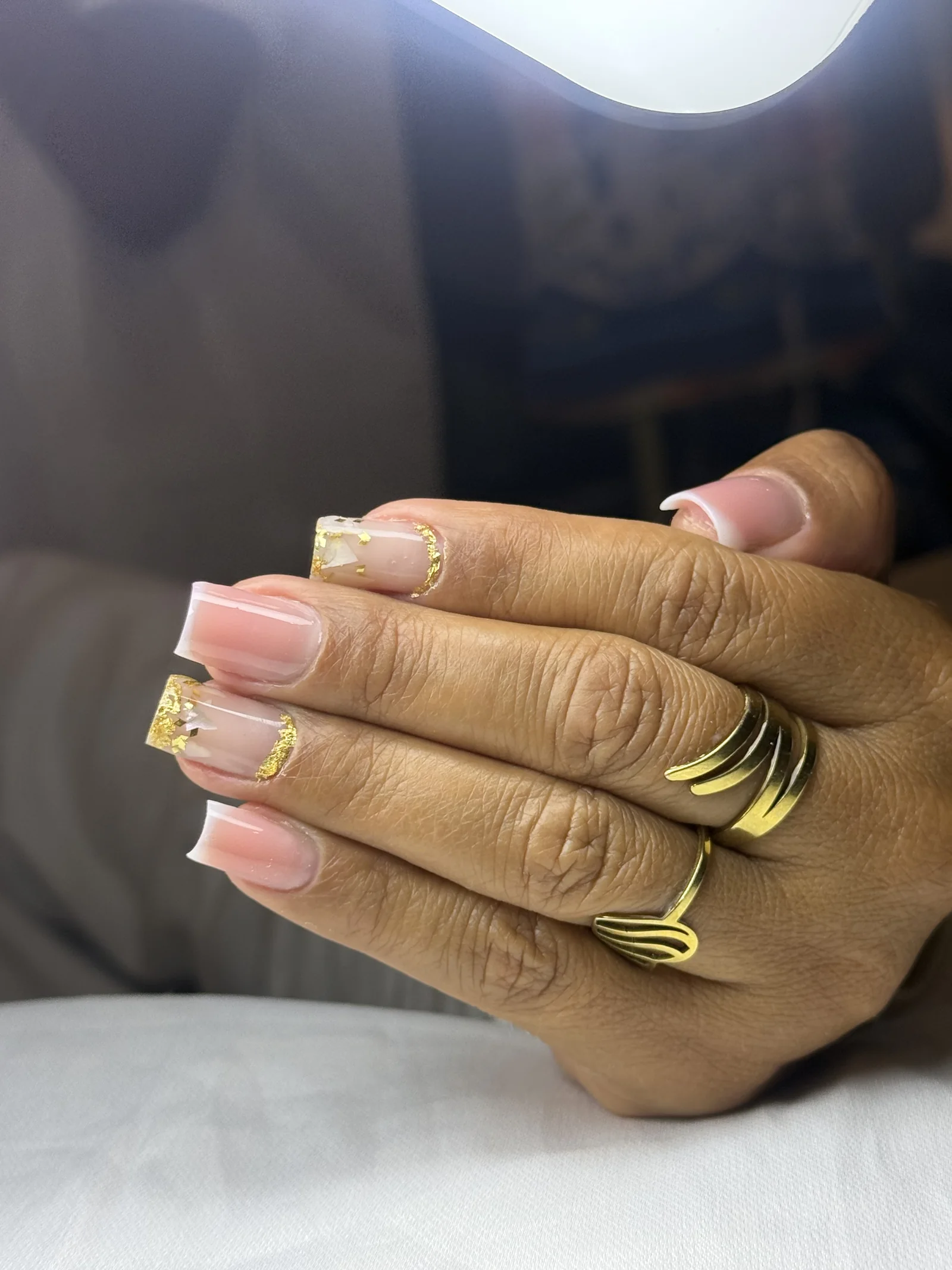 Foto real de unhas feitas por Tainara Sousa